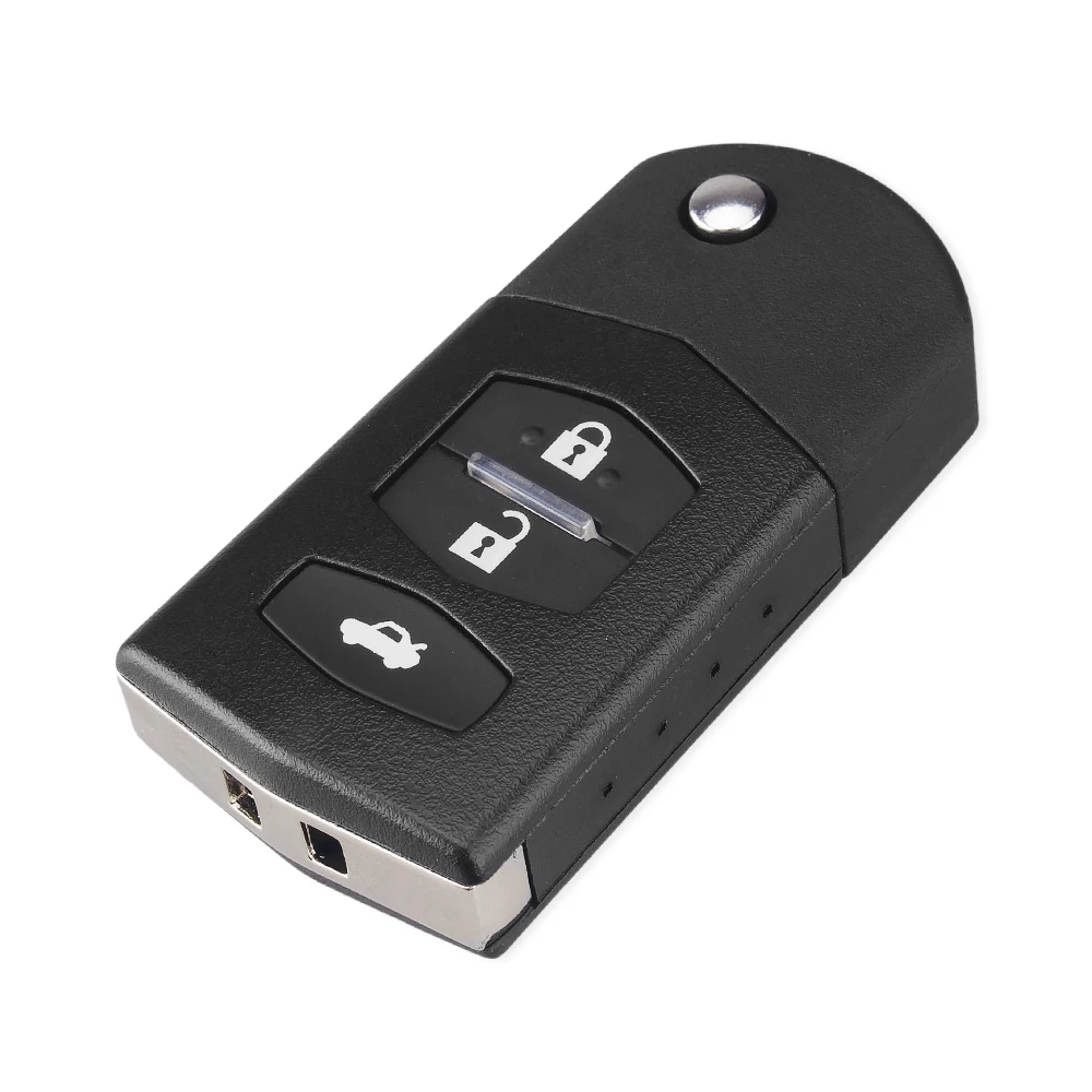 KEYYOU 3 кнопки корпус автомобильного ключа дистанционного управления чехол для MAZDA