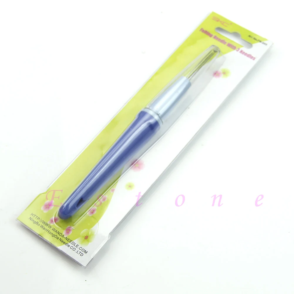 Новый держатель для валяющей ручки с 3 иглами инструмент валяния шерстяной