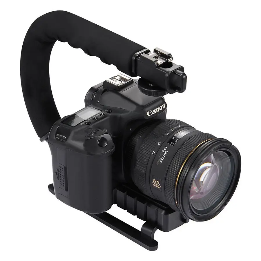 PULUZ C Grip видео ручка кронштейн держатель Стабилизатор для Canon Nikon sony Gopro SJCAM Xiaomi Yi