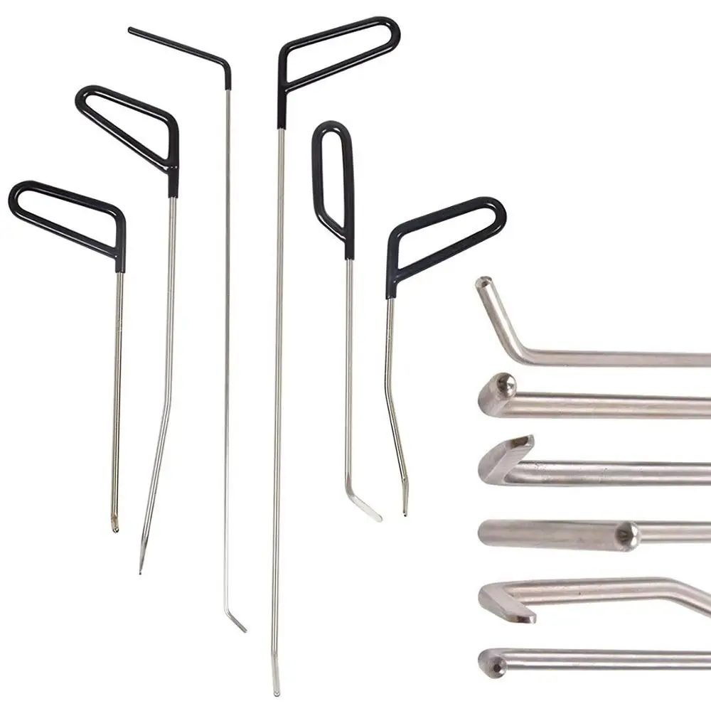 Автопилот Paintless Dent Repair Tools Kit 17 шт. DIY Авто Puller Автомобильная дверь Ding присоска для