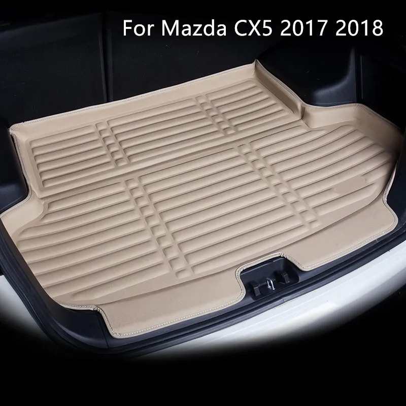 

Автомобильный Стайлинг для Mazda CX5 CX-5 2017 2018, Автомобильный задний коврик для багажника, коврик для груза, напольный ковер, грязевой протектор
