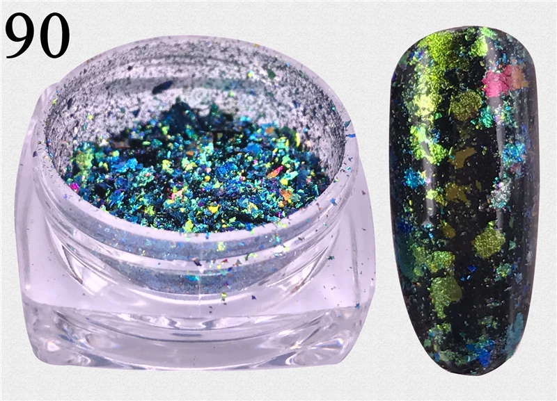 4 коробки/партия блестки хамелеоны для ногтей|nail glitter|glitter paillettesequins nails |