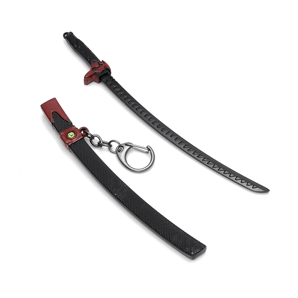 OW Спайк меч ножны наборы из двух частей Genji ROADHOG модель оружия крюк Модель брелок