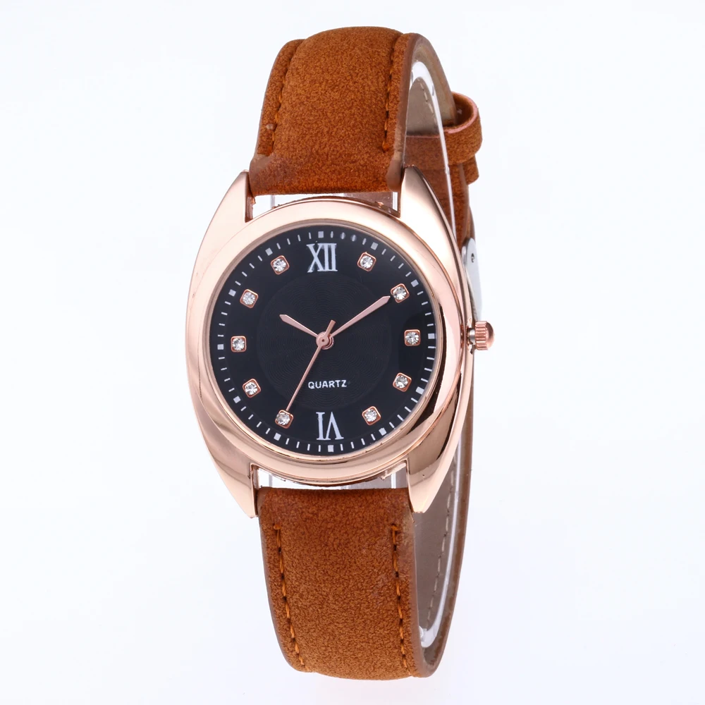 Модные женские часы в стиле ретро с небольшим циферблатом Простые повседневные