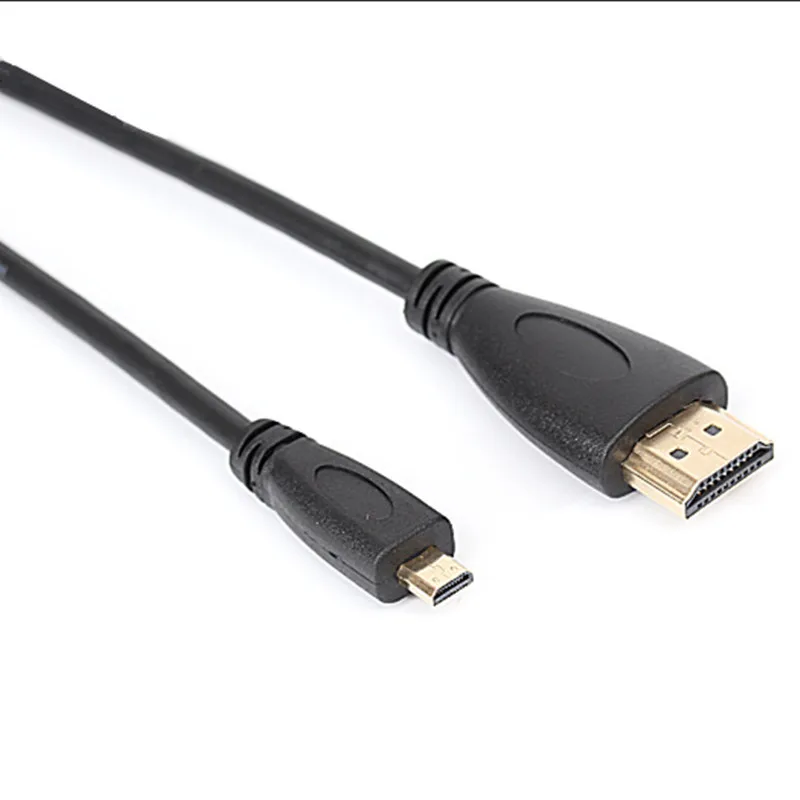 Высокоскоростной кабель Micro HDMI штекер M/M Конвертер шнур для камеры и планшета 0 5