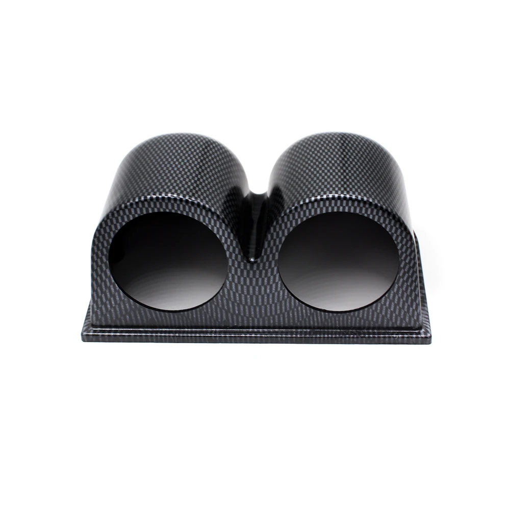 52 мм двойной карбоновый манометр крышка автомобильный держатель для приборной