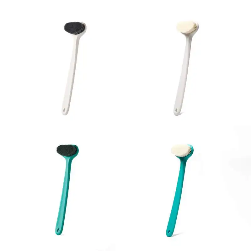 

1PC Bath Shower Brush For Bath Body Long Handle Hanging Soft Bristles Back Body Bath Shower Scrubber Brush Sponge