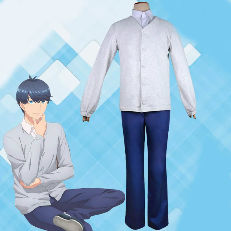 Аниме Cosroad Gotoubun no Hanayome костюм для косплея Мику Накано йотсуба итсуки |