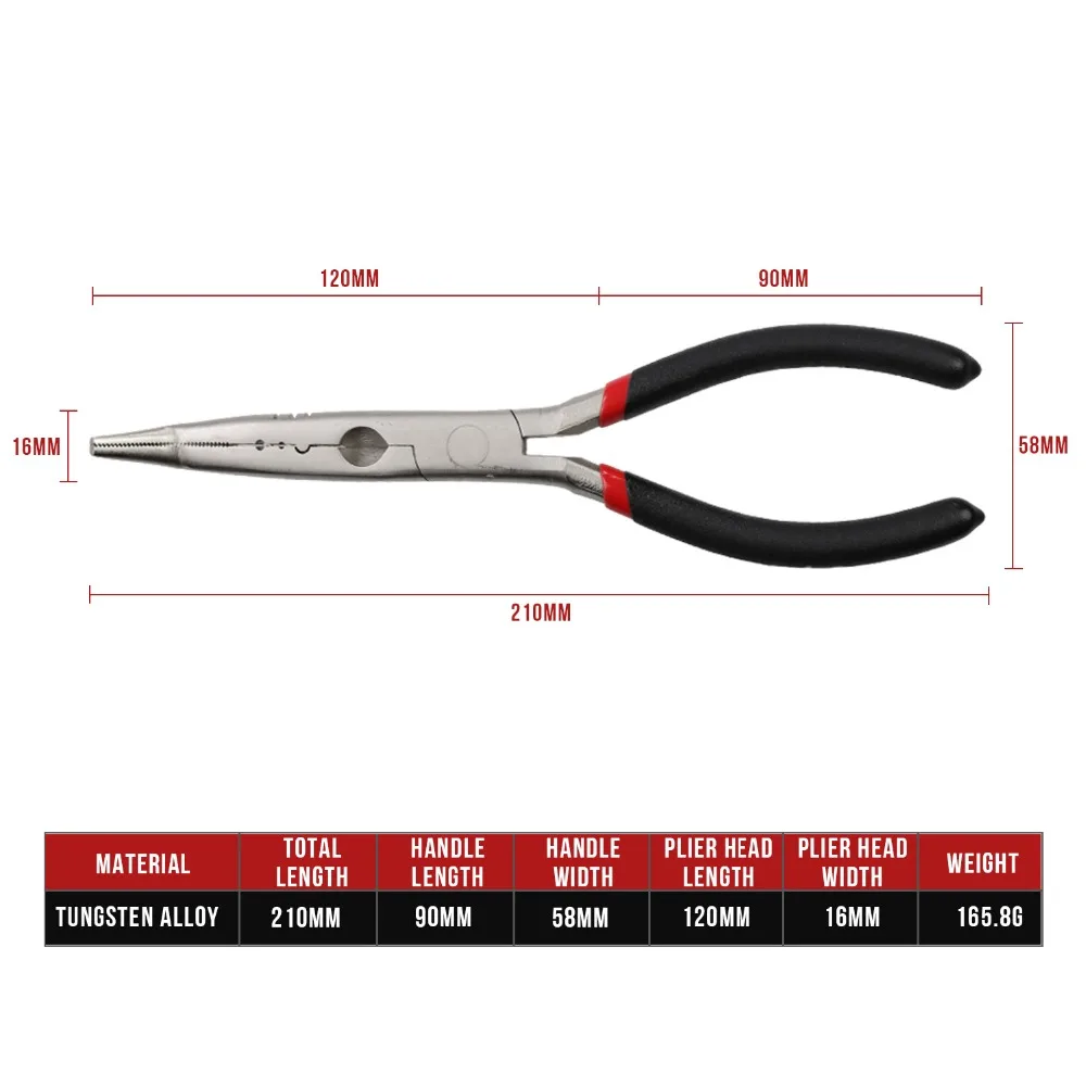 21cm Curved Stainless Steel Fishing Pliers Line Cutter Hooks Tools Remover Plier Tackle Accessories | Спорт и развлечения