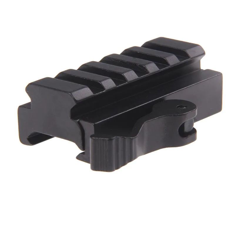 

Funpowerland free shipping QD Quick Release 5-Slot Rifle Picatinny/Weaver Universal Adaptor Riser Rail