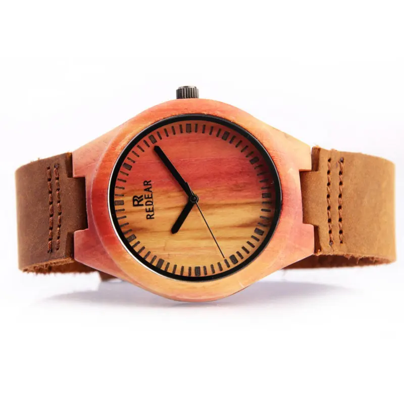 2017 новый простой способ роскошными мужские часы творческого досуга древесины