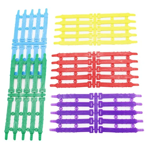 5 Colors x 10 Pcs Регулируемый 8-23 мм куриная нога кольцо курятник птицы идентификационные кольца питания 5 цветов кольцо 50 шт - Цвет: 5 Colors x 10 Pcs