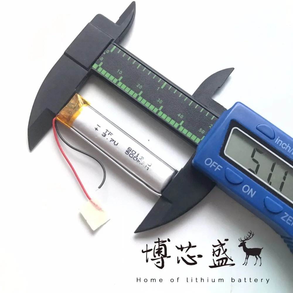 3,7 V 801350 081350 500mah с защитной платой, используемой для bluetooth MP3 MP4 литиевая батарея