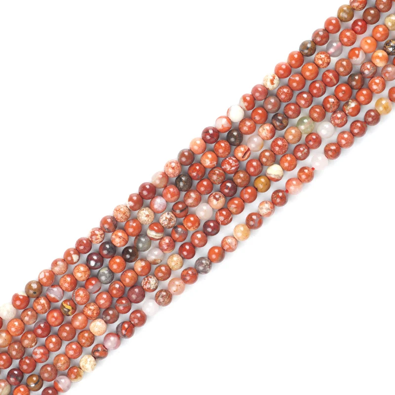 Каменные бусины Redstone круглые 2 мм мусульманский материал для рукоделия DIY браслет