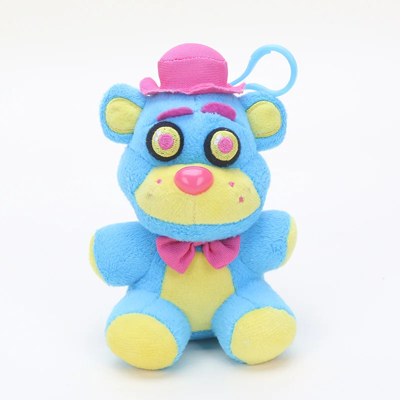 pink hat 14cm 15 см 25 см five nights at freddy's 4 FNAF мягкие игрушки медведь Фредди Fazbear плюшевые игрушки кукла пять ночей у Фредди плюшевый Кукла - Цвет: pink hat 14cm