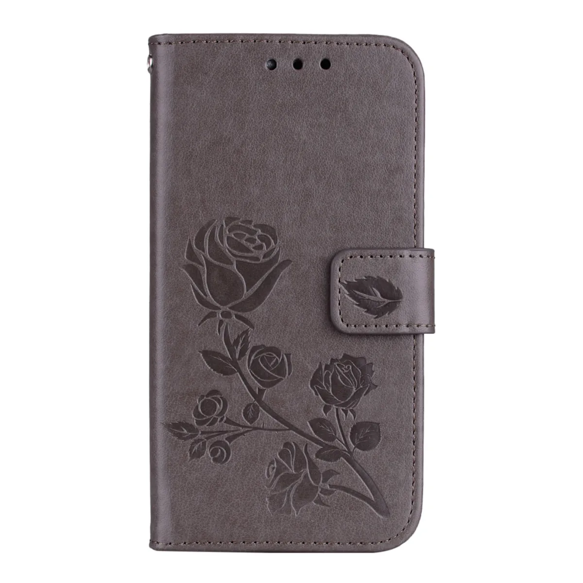 Grey Кожаный чехол-книжка для huawei Y5II Y5 II CUN-L21 CUN-L01-U29 Y6II Y6 II компактный чехол-бумажник для Honor 5A 5,0 ''LYO-L21 Honor5A - Цвет: Grey