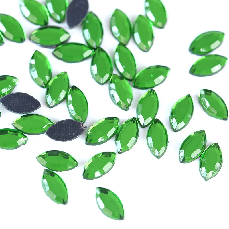 200 шт. стеклянный лошадиный глаз кристаллический DMC с горячей фиксацией стразы