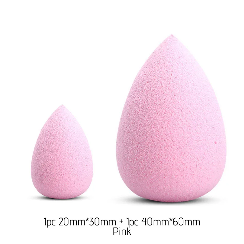 12 Pink set BIOAUNT, 5 цветов, высокое качество, основа для лица, мини-спонж, пудра, пуховка в форме капли, косметическая пуховка, умные, для женщин, красота, инструменты для макияжа - Цвет: 12 Pink set