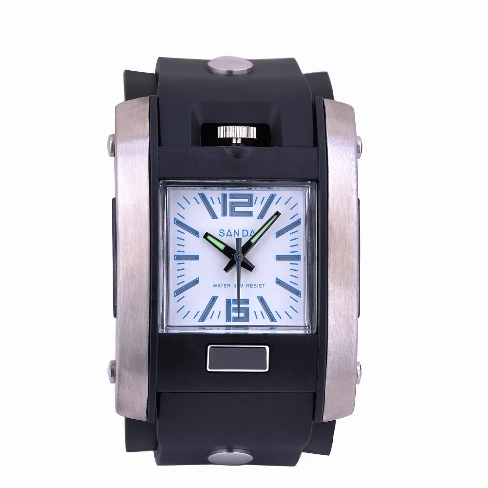 Модные мужские и женские Спортивные Отдых Кинетической Энергии Электронные Часы