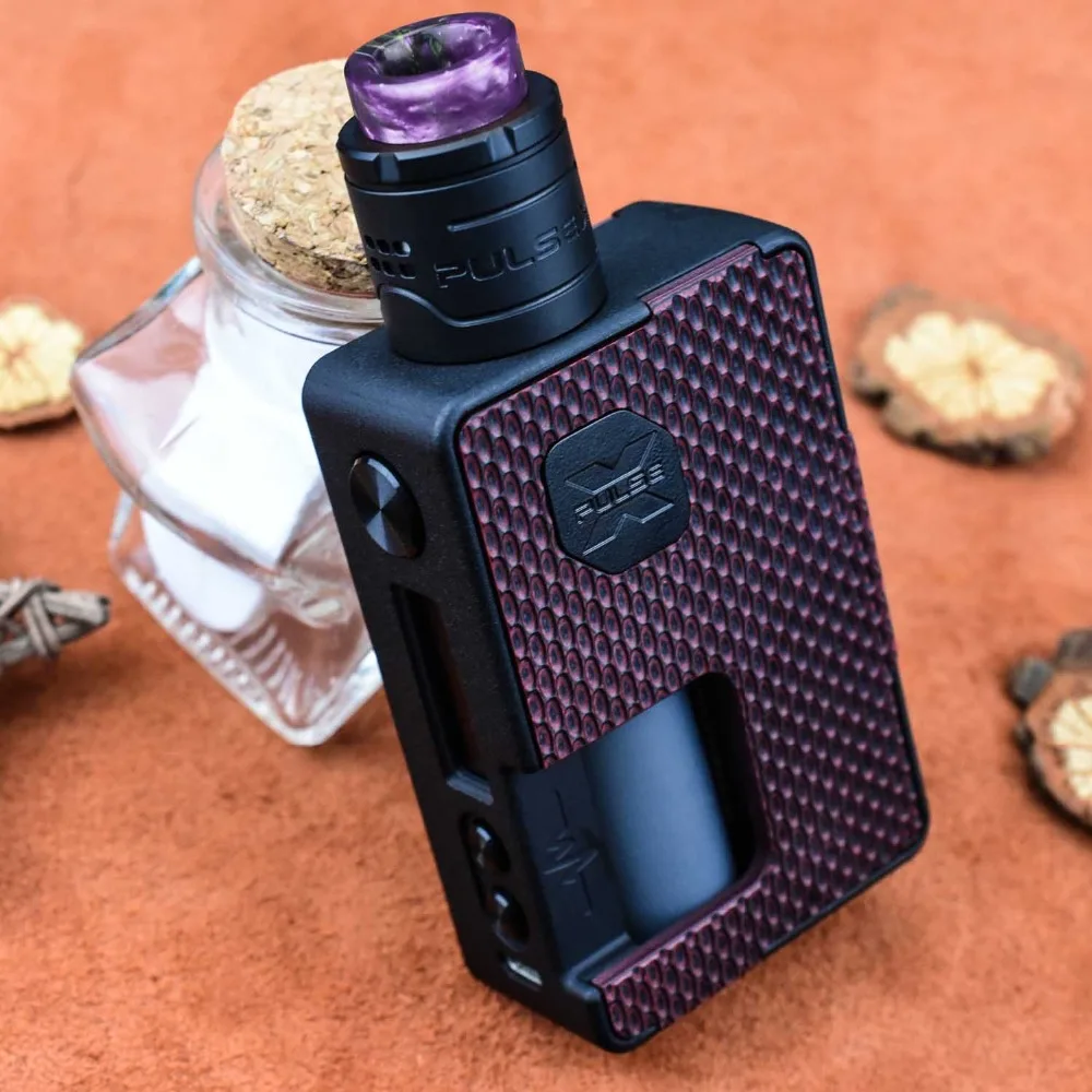 Новый Цвет PULSE X BF комплект Стандартный версия 90 Вт импульсный MOD Vape с 8 мл блок