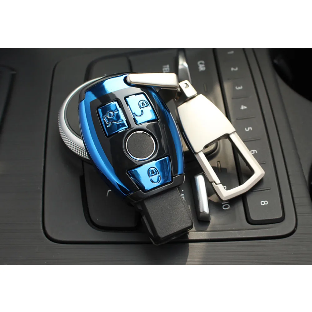 ABS Car Remote Key Shell Case Cover for Mercedes Benz C Class W205 E W212 A B S GLC GLA GLK Accessories | Автомобили и мотоциклы