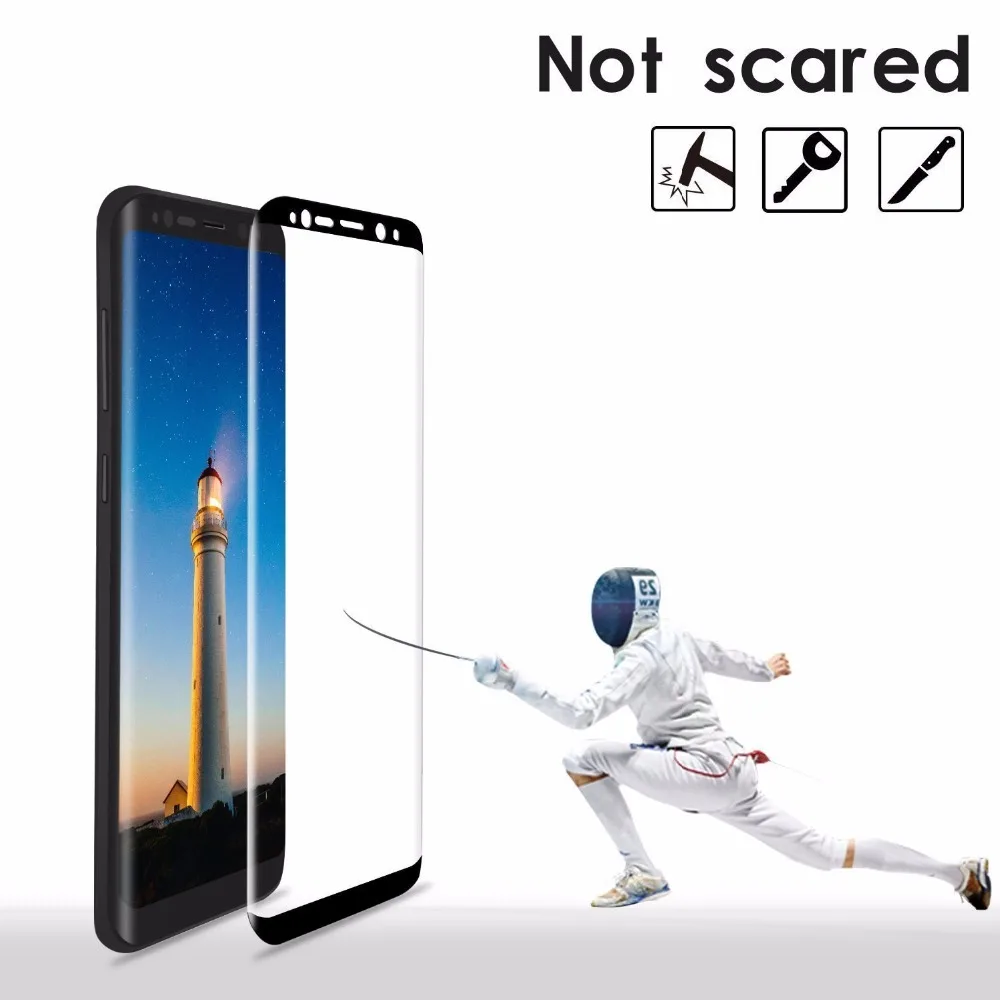 3D полноразмерная стеклянная пленка для Samsung Galaxy Note 8 Note8 N950FD N950 Защитная