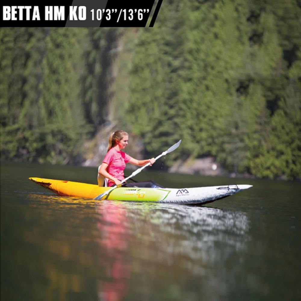 АКВА МАРИНА Бетта HM K0 10'" /13'6" HM-312/412 надувная лодка каяк каноэ надувная лодка из ПВХ плот Advanced падение-стежка для 2 человек