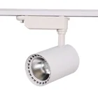 COB светодиодный Трековый светильник 12 Вт, 30 Вт, 20 Вт, Трековый светильник, точечный рельсовый Точечный светильник s, потолочный светильник s 220 В для магазина одежды