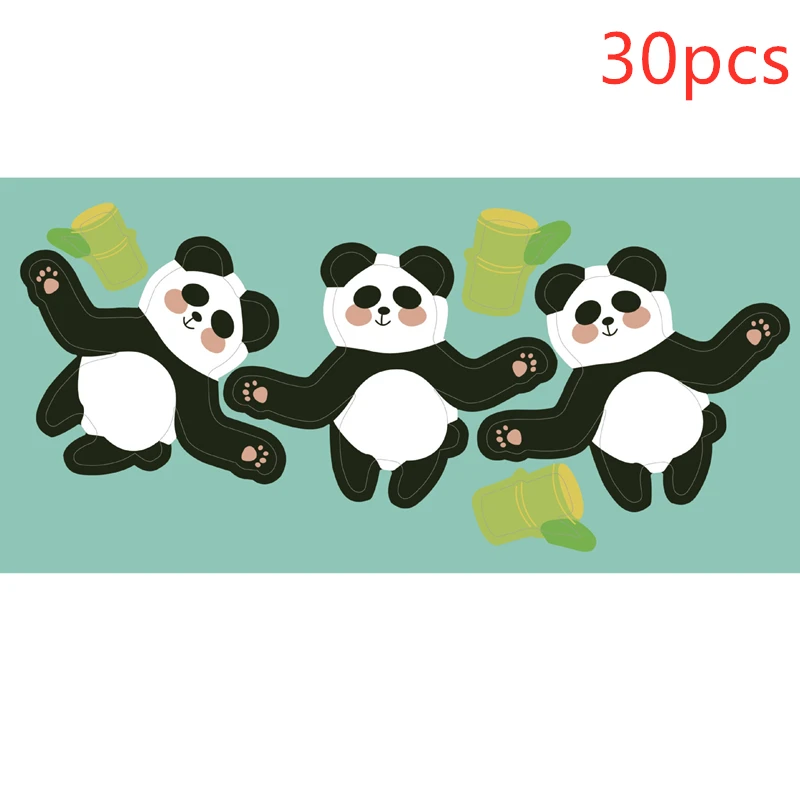 panda 30pcs 30 шт./лот, Мультяшные леденцы, конфета, украшение, открытка для детей, для дня рождения, для вечеринок, сделай сам, конфетная упаковка, карта для детского душа, панда, Q - Color: panda 30pcs