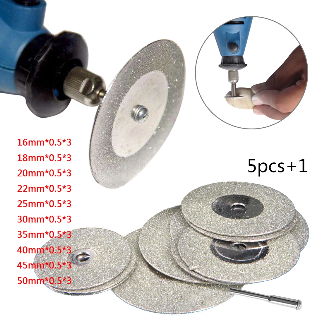 Новинка набор инструментов Dremel 5 шт. мини режущий диск для вращающихся
