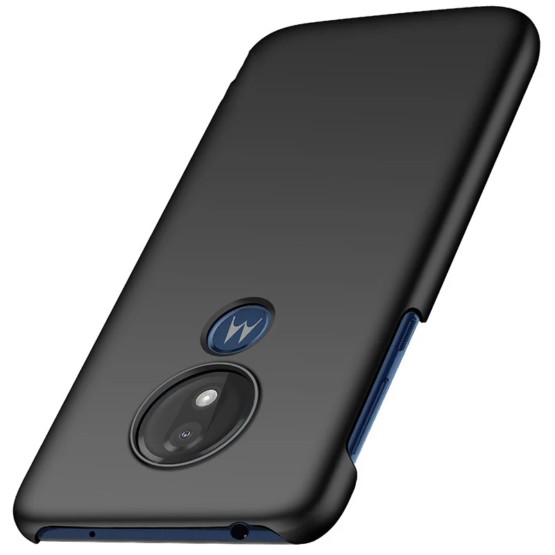 Чехол для Motorola G7 Power EU Play тонкий цветной резиновый матовый пластиковый жесткий
