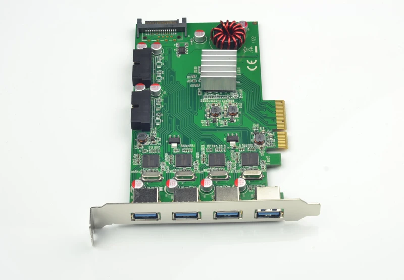 PCI E до 8 портов USB 3 0 концентратор Express адаптер расширения карты 20 Гбит/с супер
