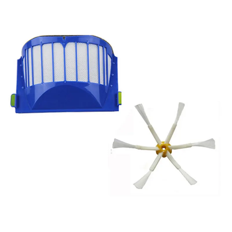 Фильтр AeroVac + боковая щетка для пылесоса iRobot Roomba 600 Series 610 620 630 650 660|brush for irobot roomba|brush