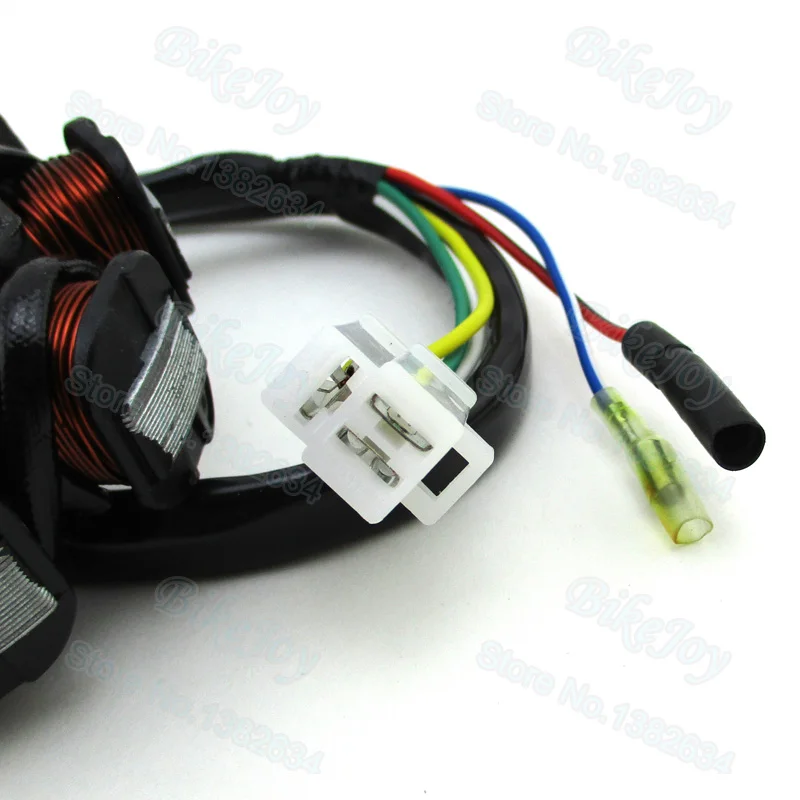 Магнитный статор зажигания переменного тока с 8 катушками для скутера GY6 50 куб. См