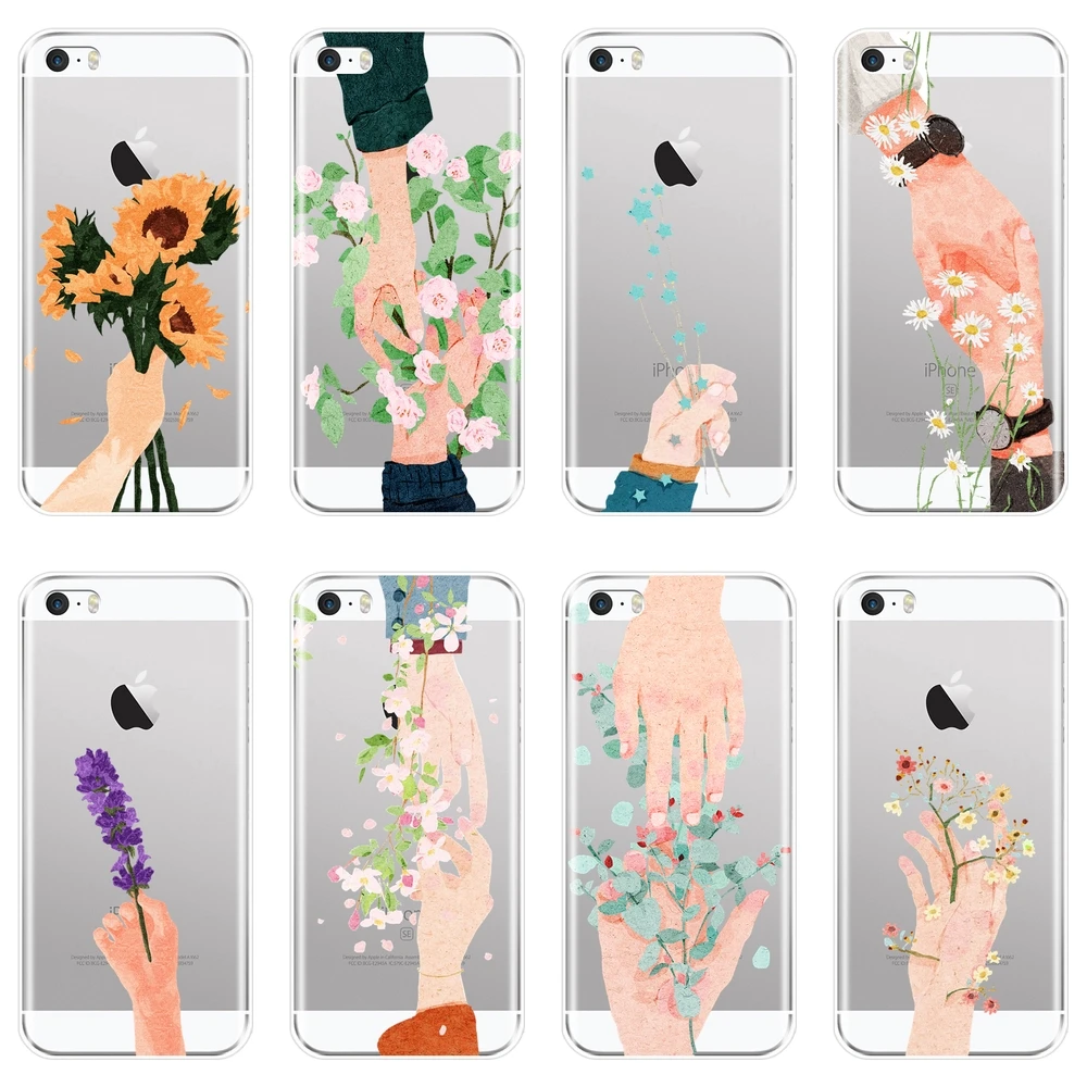 Чехол для телефона с цветочным рисунком подсолнуха Apple iPhone 5 S 5C|Бамперы| |
