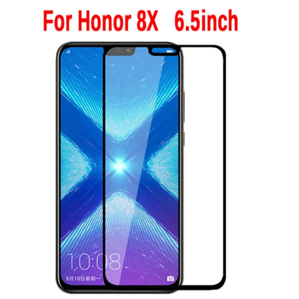 For Honor 8X Защитное стекло для Honor 7c 8s 8x 8c 7x 7a Pro, Защитная пленка для экрана, закаленное покрытие для huawei Honer Armor 7 A C X 8 A7 C7 X7 C8 X8 - Цвет: For Honor 8X