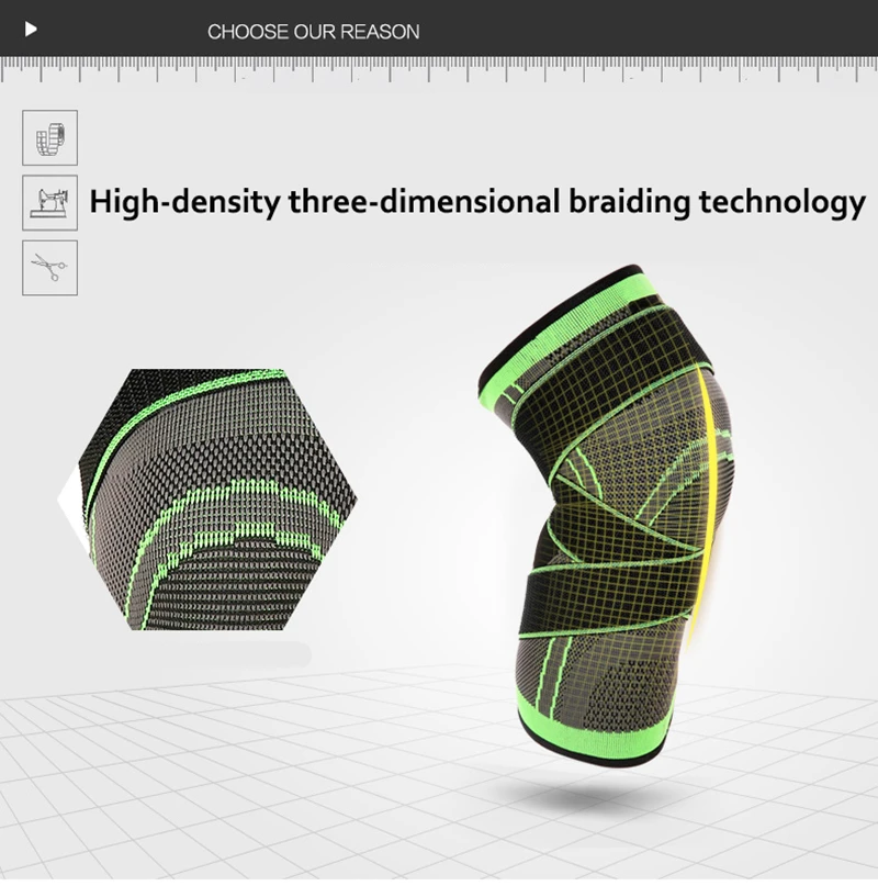 Mumian 3d напорная фитнес-беговая повязка для катания на велосипеде наколенники эластичные Нейлоновые Спортивные Компрессионные накладки рукав сегодня