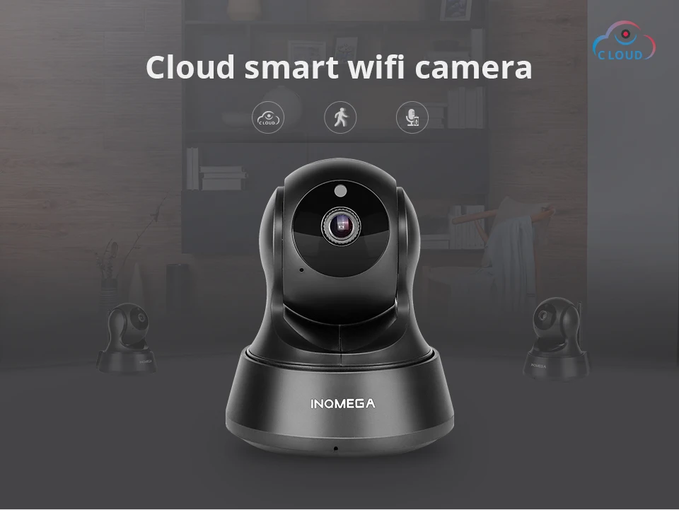 Фото Камера видеонаблюдения INQMEGA 720P Беспроводная сетевая камера с облачным