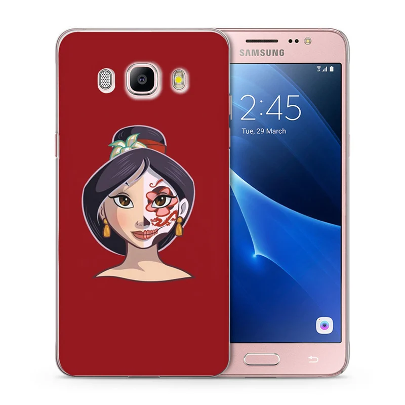 TPU Luxury For Samsung Galaxy A3 A5 2017 2016 S3 S8 S9 Puls S7 Edge Soft Cover Design Flower Queen Pink Back Fundas S173 |