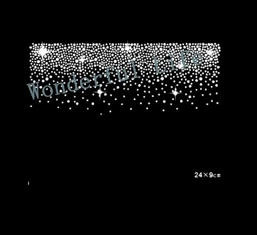 Free shipping rhinestones heat transfer design for clothing with fashion dots strips dress | Дом и сад