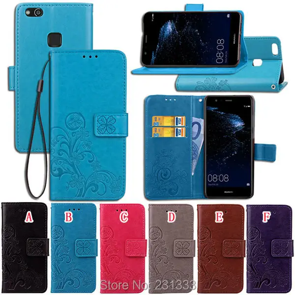 For Samsung Galaxy J1 MINI Prime J210 Huawei P10 LITE Lucky Clover Wallet Leather Pouch Case Strap TPU Stand ID Card Cover 1pcs | Мобильные
