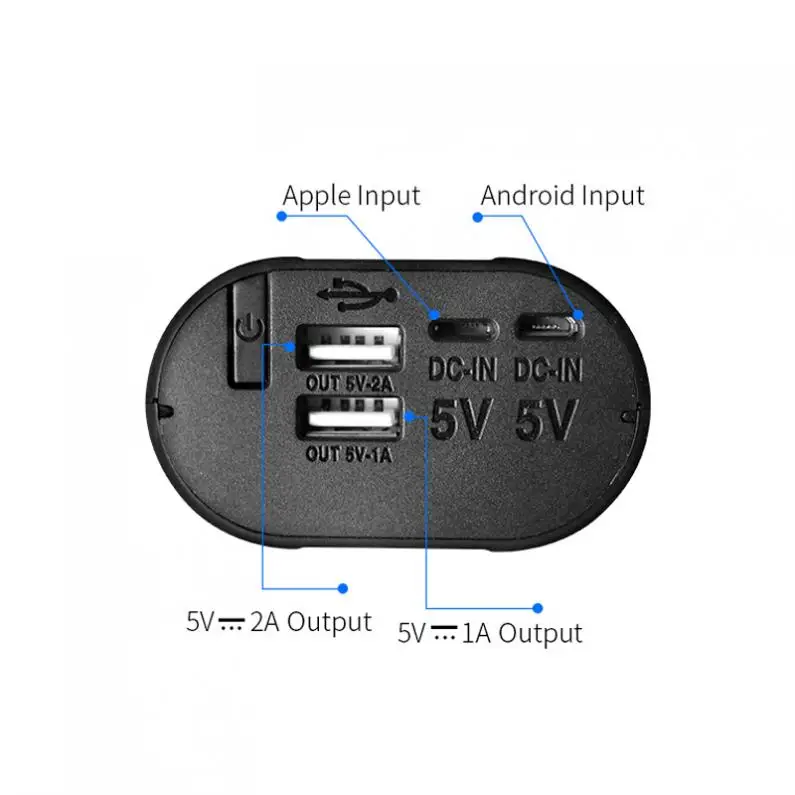 D2 USB Li-ion Intelligent Battery Charger Portable LCD Smart DIY Mobile Power Bank Case Support 26650 Batteries for Smartphone