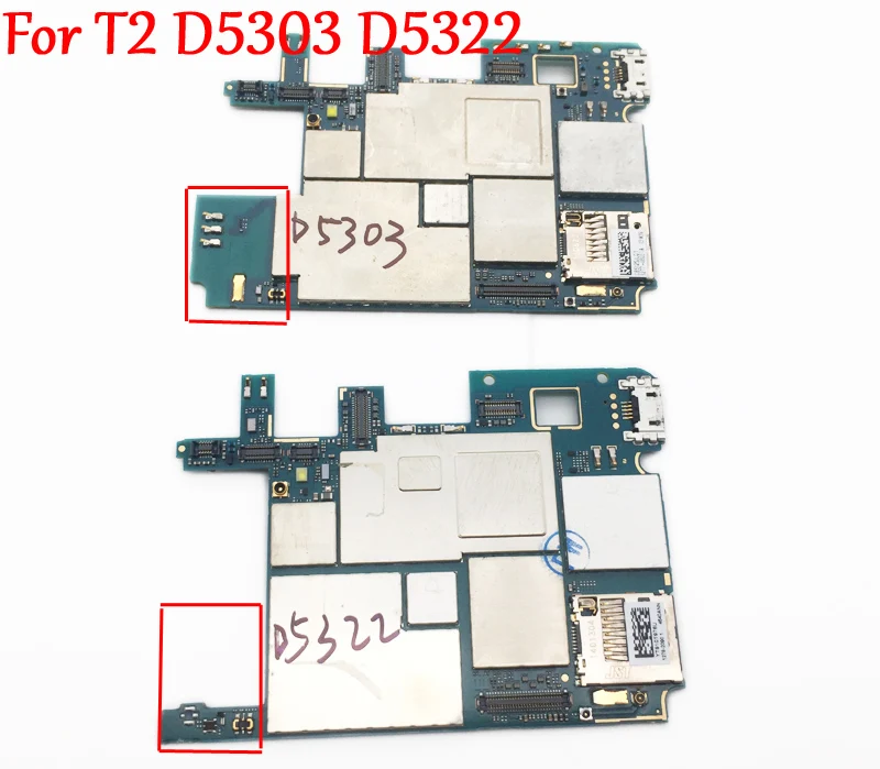 Полная работа оригинальная плата разблокировки для sony Xperia T2 Ultra XM50h XM50t D5303 D5322 материнская плата логическая схема электронная панель