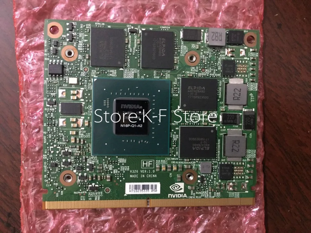 

KaiFull оригинальный 2 Гб, может использоваться как ноутбук видеокарта для DELL M4700 M4800 M4600 Графика карты Замена M1000 N16P-Q1-A2