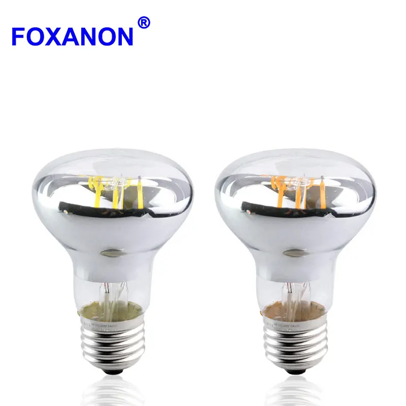 Светодиодная лампа накаливания Foxanon E27 85 265 в применимая по всему миру реальная