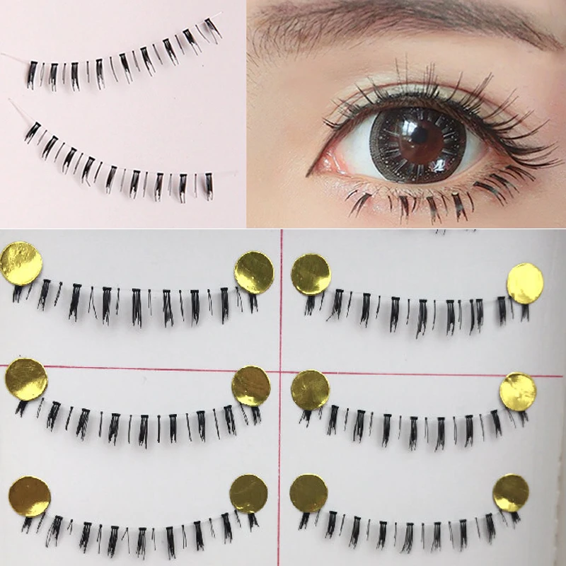 10 пар Макияж ручной работы из натурального под ресницы нижние K03|eyelash sale|lash growereyelash