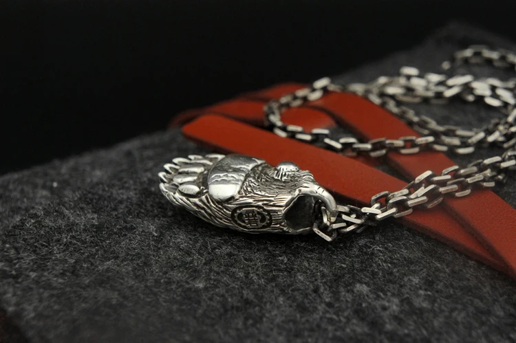 EDC Серебро S925 нож бусины кулон уличный Паракорд DIY украшения Серебро S925 снаряжение для кемпинга EDC инструменты