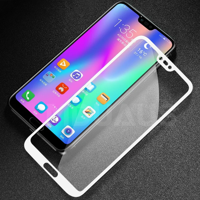 Полное покрытие из закаленного стекла для Huawei Honor 10 Lite V10 V9 Play V20 Защитная пленка для Honor 9 8 Lite