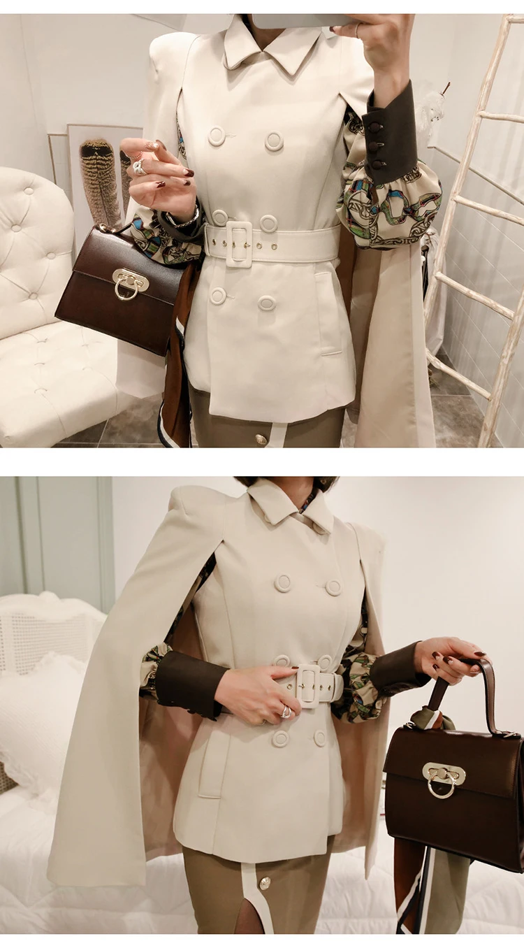 Модная женская Рабочая стильная винтажная теплая куртка Новое поступление Корейская свежая темпераментная Удобная элегантная тонкая уличная модная куртка