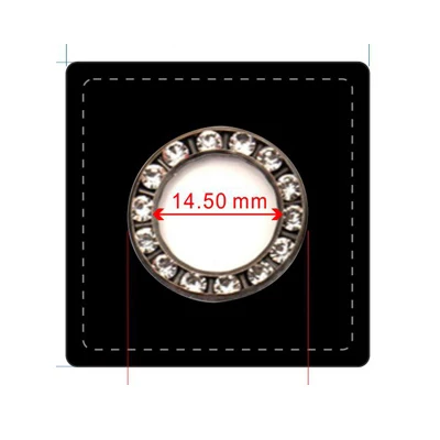 Black black eyelets 30 шт./лот 37 мм квадратный черный/коричневый искусственная кожа пришить значки патч этикетки+ 22 мм Металл латунь стекло стразы люверсы - Цвет: Black black eyelets